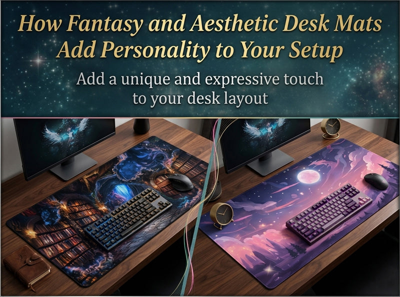 How Fantasy and Aesthetic Desk Mats Add Personality to Your Setup