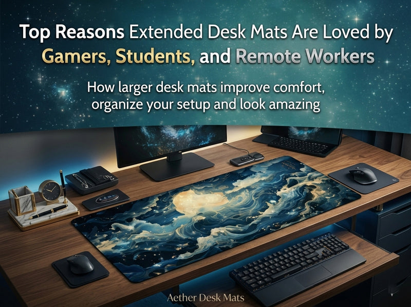 Top Reasons Extended Desk Mats Are Loved by Gamers, Students, and Remote Workers